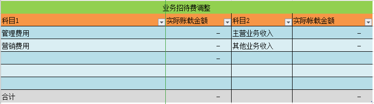 应纳税所得额调整计算表模板(图5)