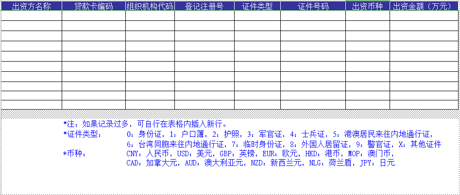 借款人基本信息模板(图3)