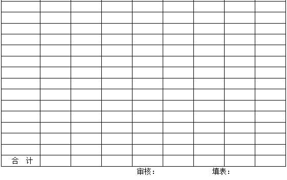 产成品月报表格式(图2)
