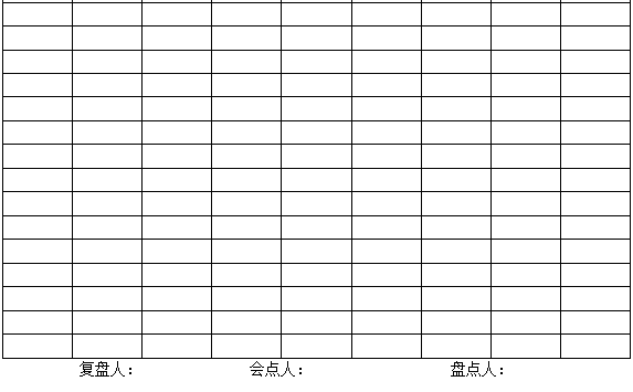 资产盘点统计表(图2)