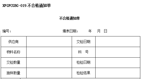 不合格通知单(图1)