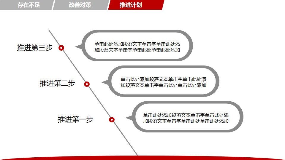 年终终结ppt模板 中国红 工作汇报ppt模板下载(图24)