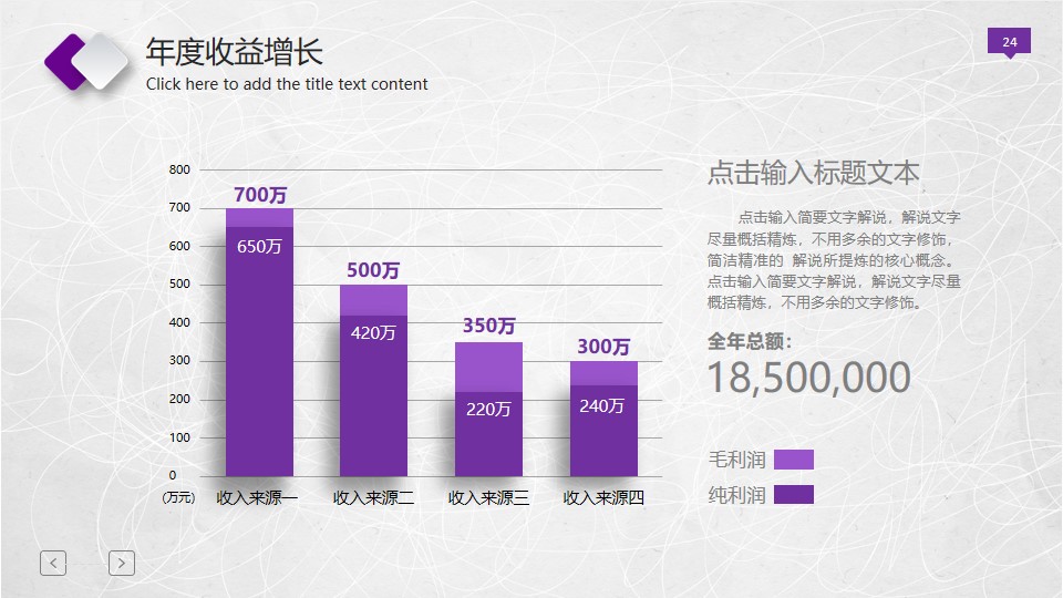 年终总结ppt模板下载 紫色配色 大气简洁ppt下载(图24)